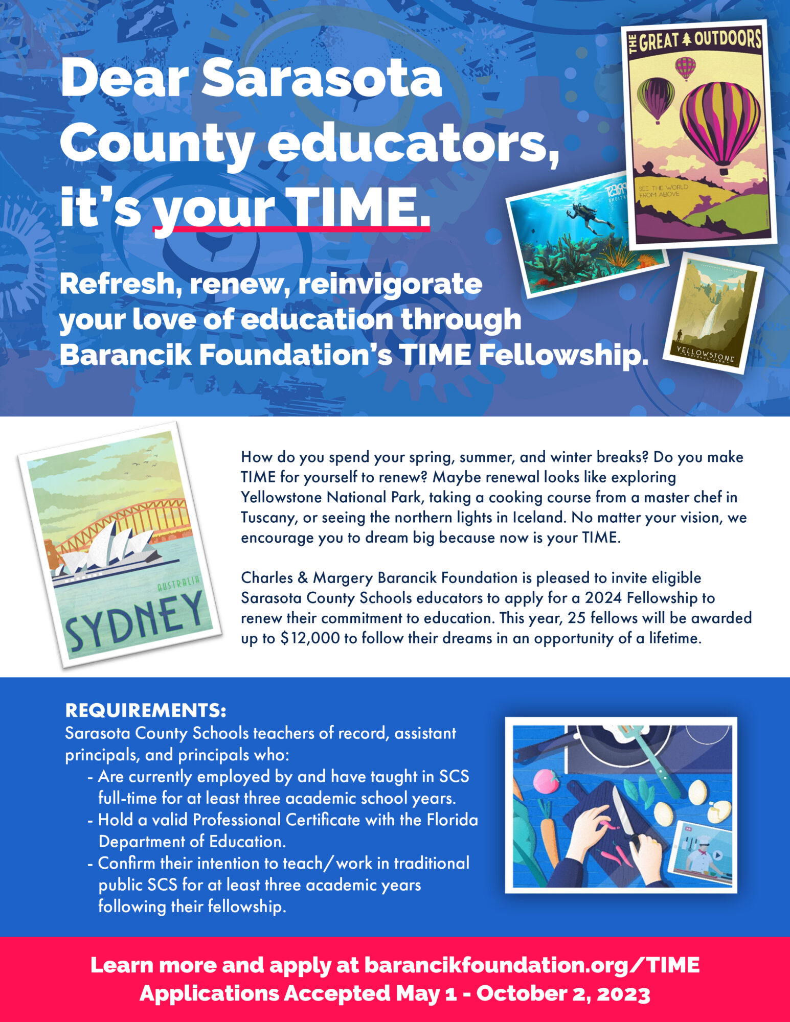 Barancik Foundation Invites Sarasota County Educators to Dream Big